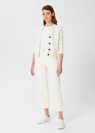 Bess Canvas Sneakers, White, hi-res