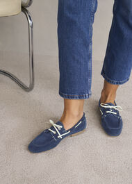Yasmine Loafers, Denim Blue, hi-res