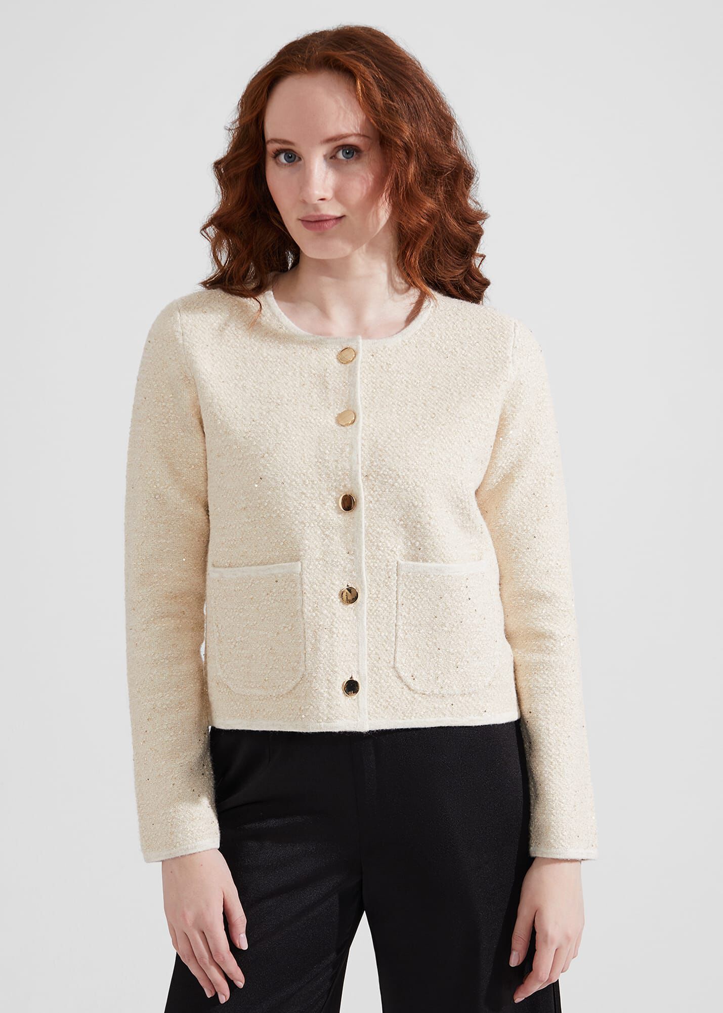 Zayla Sparkle Knitted Jacket |