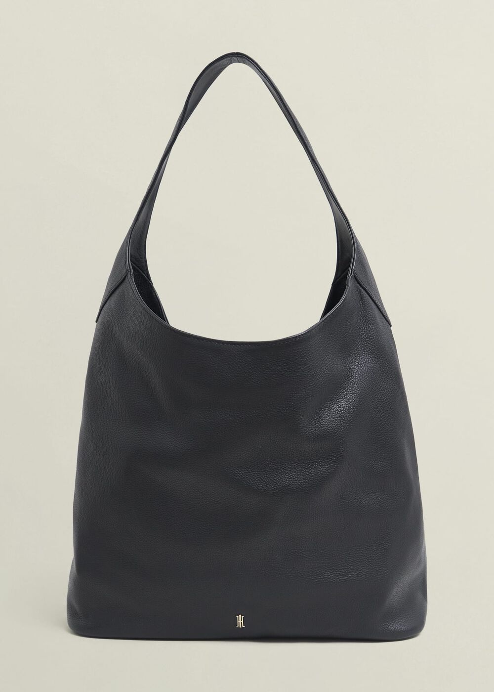 Blakely Leather Shoulder Bag, Black, hi-res