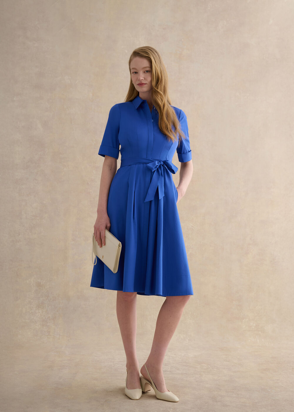 Brigitta Dress, Midnight Navy, hi-res