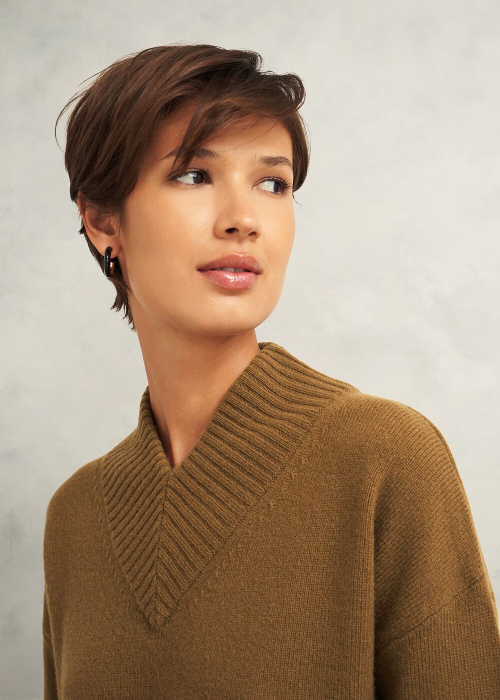Becky Wool Blend Jumper, Toffee, hi-res