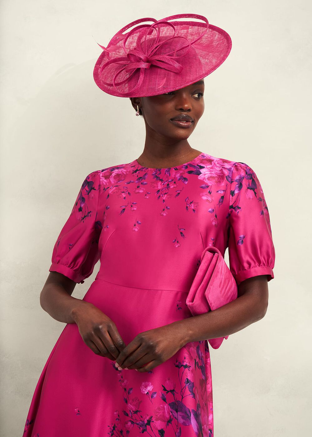 Evangeline Dress, Pink Multi, hi-res