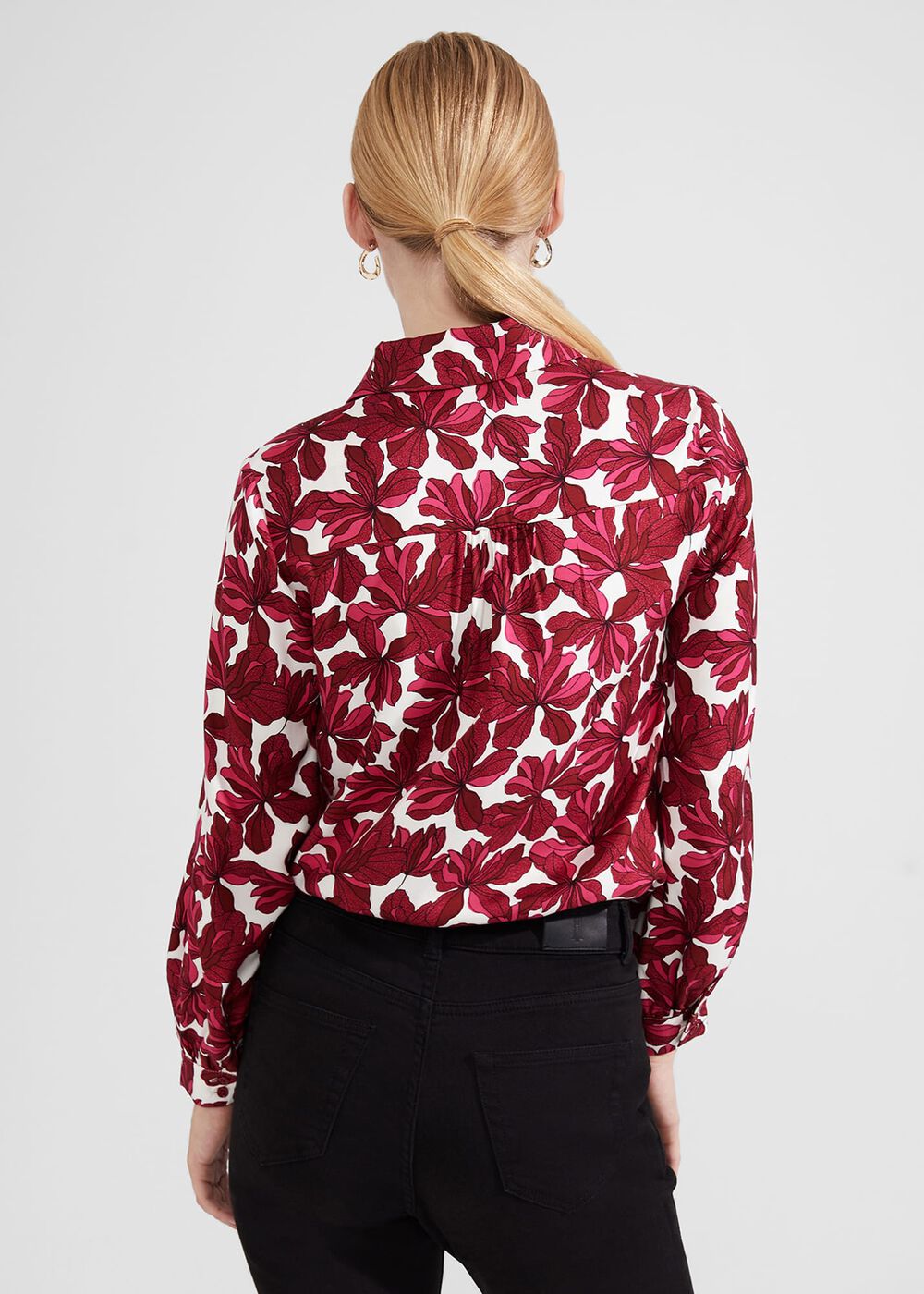 Livia Blouse, Pink Ivory, hi-res