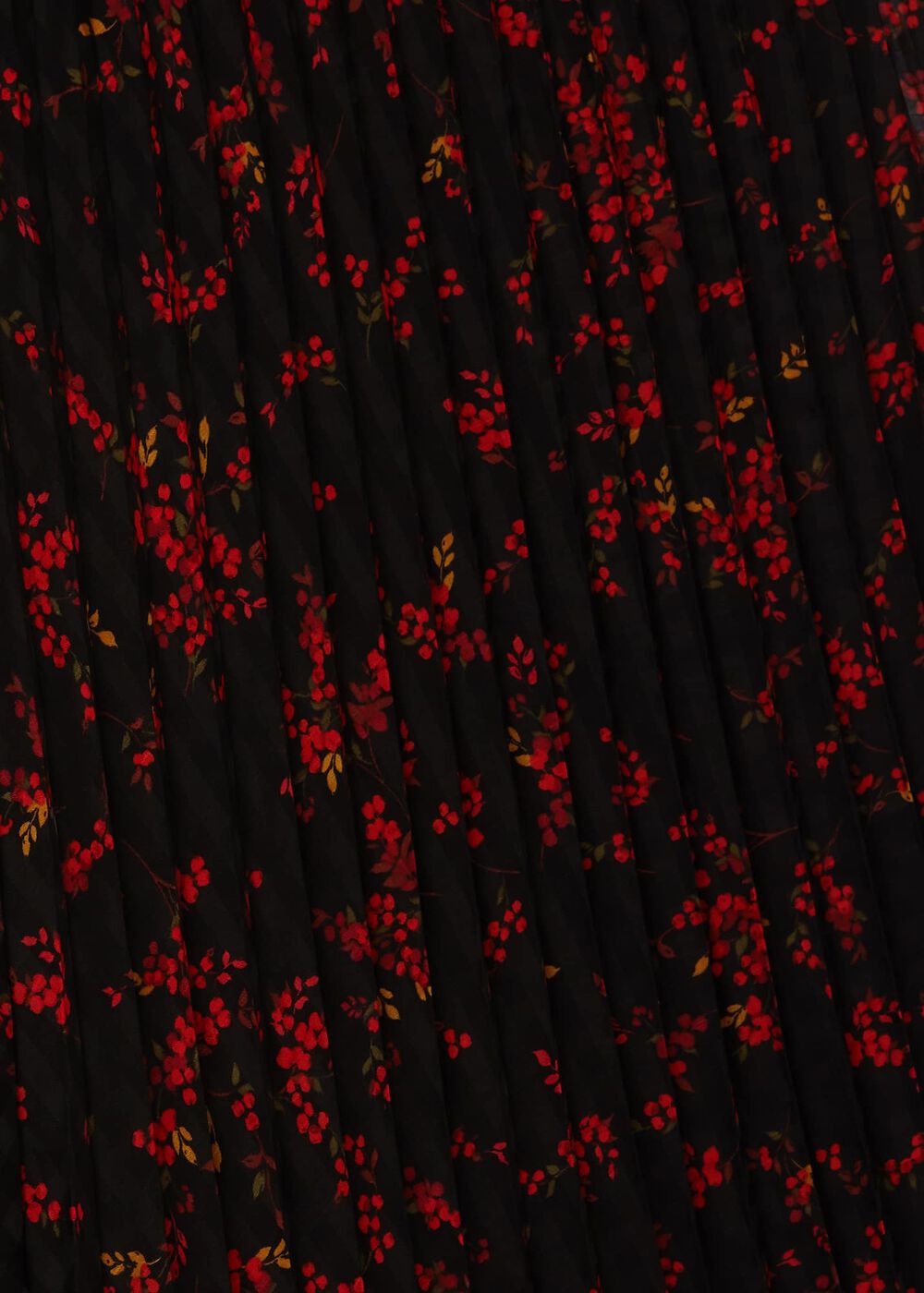 Losie Midi Pleated Skirt, Black Multi, hi-res