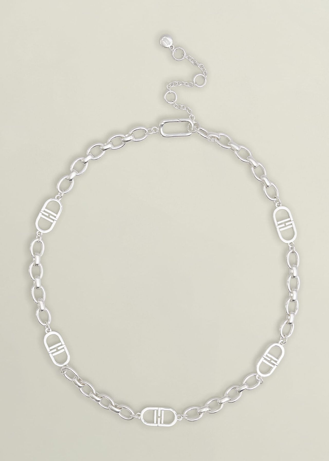 Bette Chain Silver Plated Necklace, Silver, hi-res