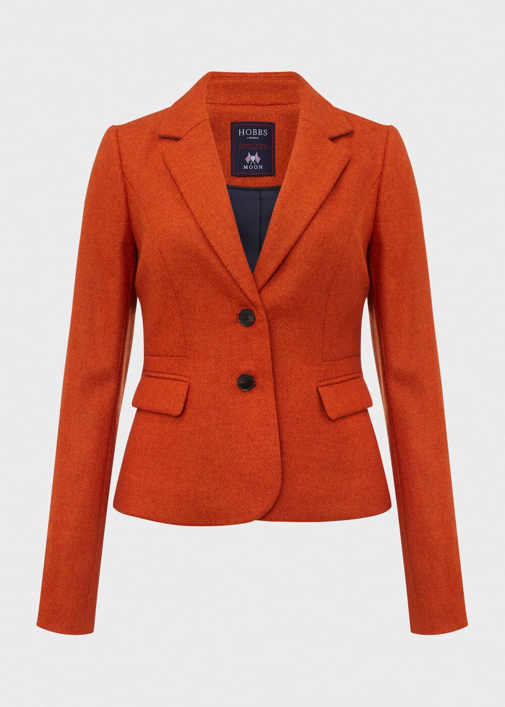 Hackness Wool Jacket , Orange, hi-res