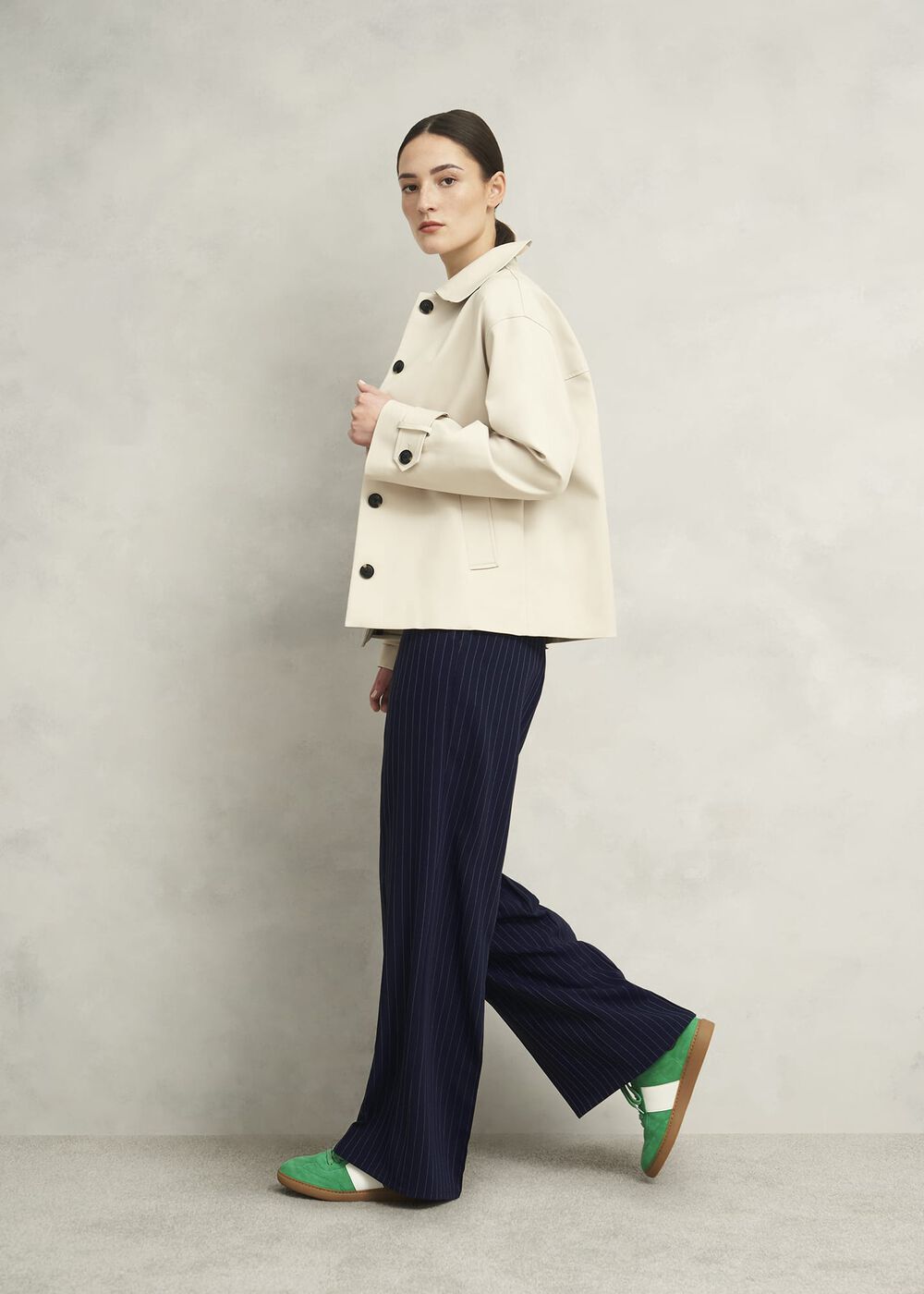 Hadley Pinstripe Pants, Midnight Ivory, hi-res