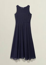 Petite Kiki Hotfix Dress, Midnight Navy, hi-res