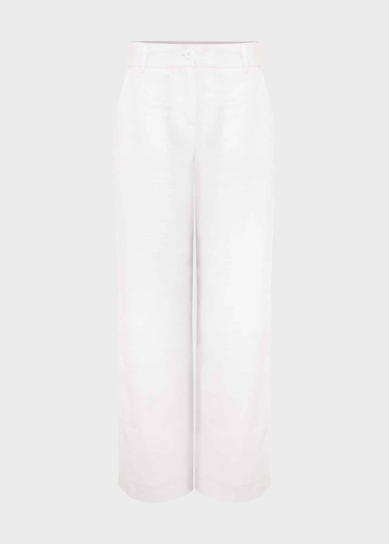 Petite Lynn Linen Pants, White, hi-res