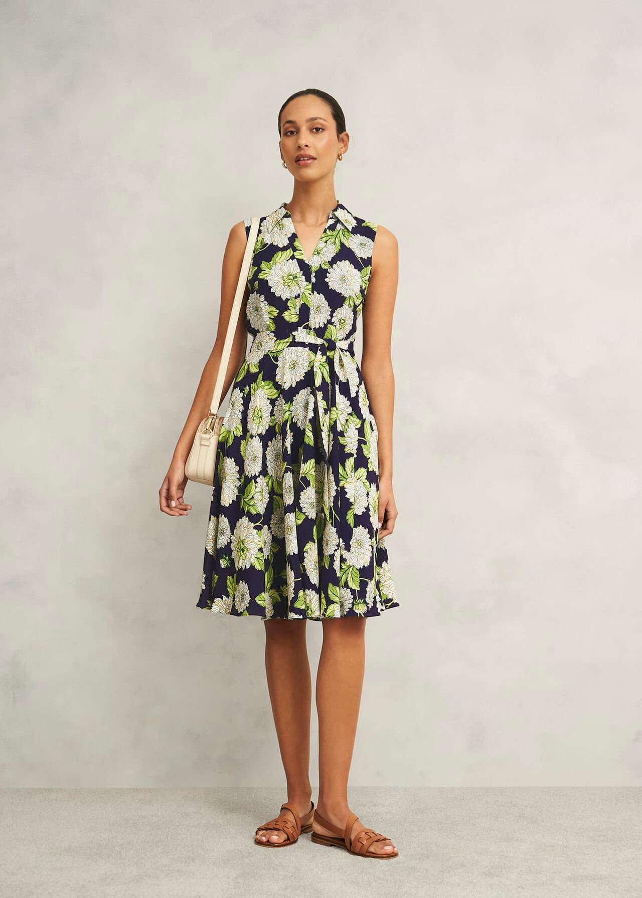 Bea Dress, Navy Multi, hi-res