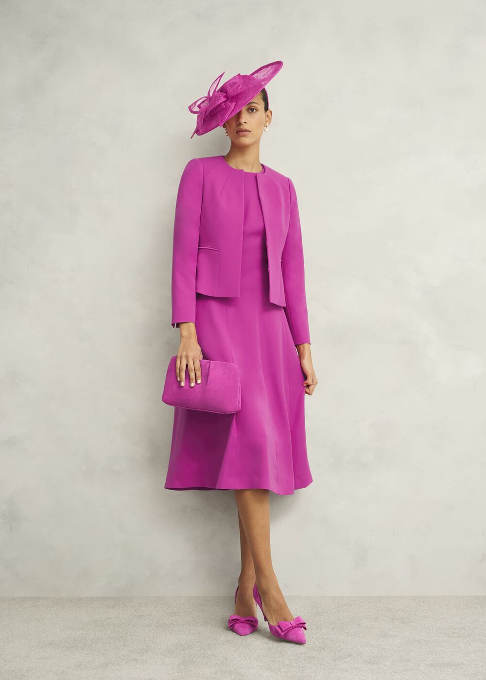 Eliana Dress, Bright Pink, hi-res