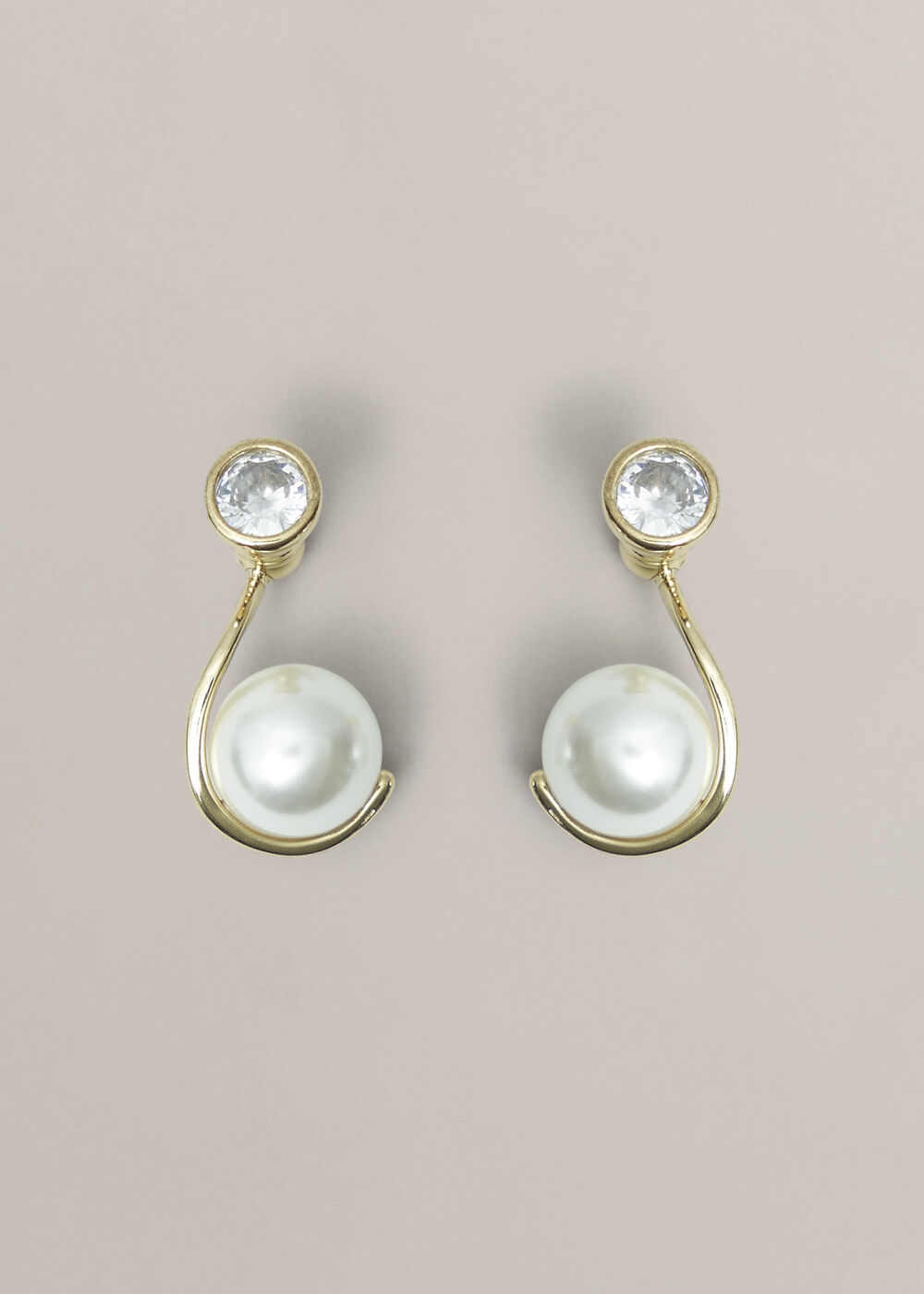 Robyn Glass Earrings, Gold, hi-res