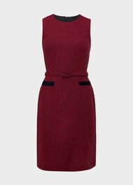 Diane Wool Dress, Pink Multi, hi-res