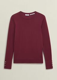 Penny Merino Sweater, Beryl Red, hi-res