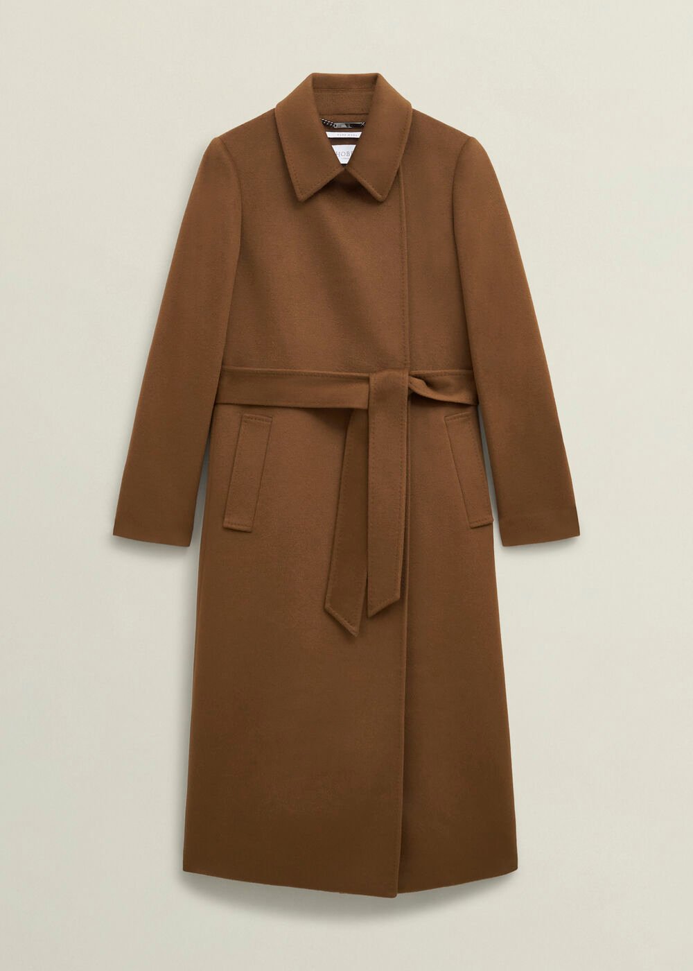Petite Livia Wool Coat, Vicuna, hi-res