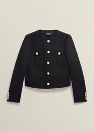 Sinclair Jacket With Wool, Black, hi-res