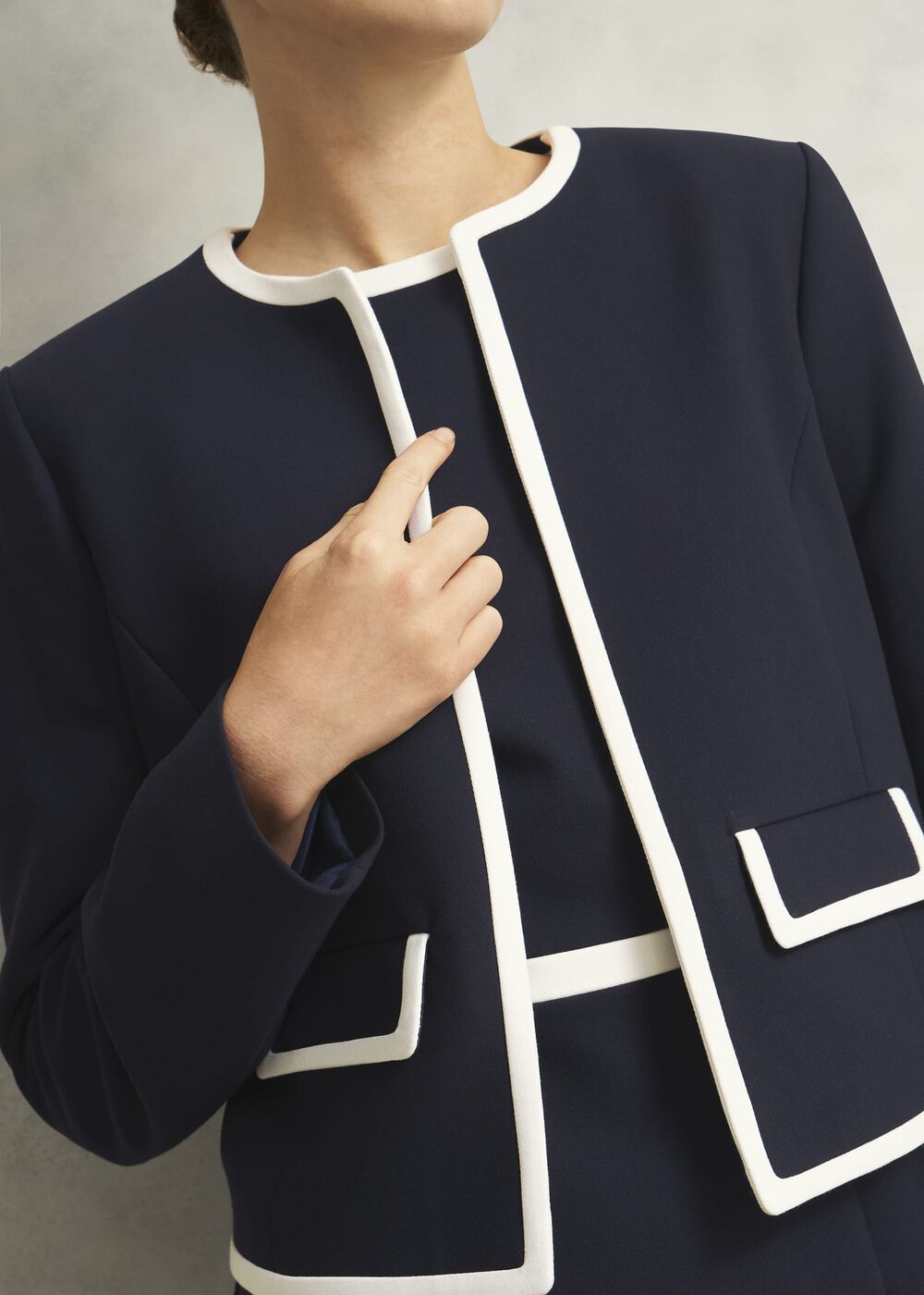 Sally Jacket, Navy Ivory, hi-res