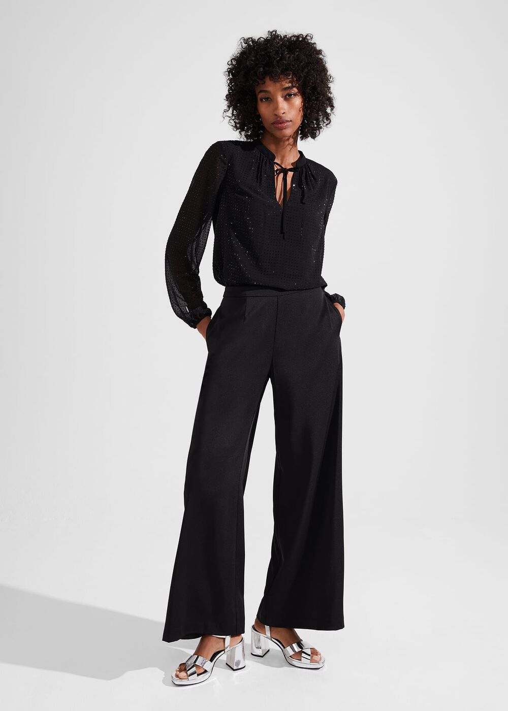 Guiliana Pants, Black, hi-res