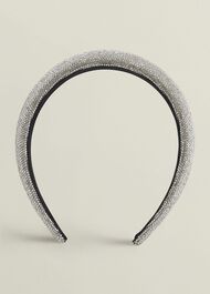 Rosana Sparkle Headband, Silver, hi-res