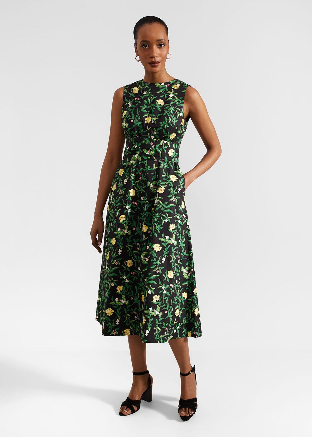 Tanya Dress, Black Multi, hi-res