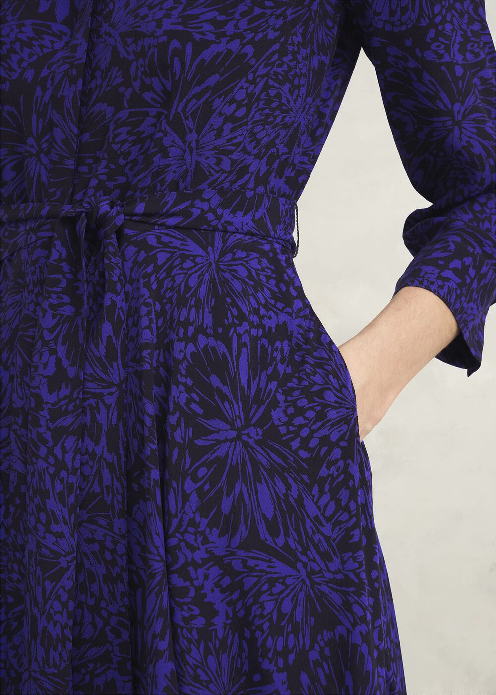 Petite Lainey Dress, Navy Blue, hi-res