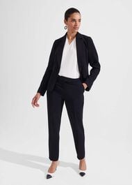 Stevie Tapered Pants, Navy, hi-res