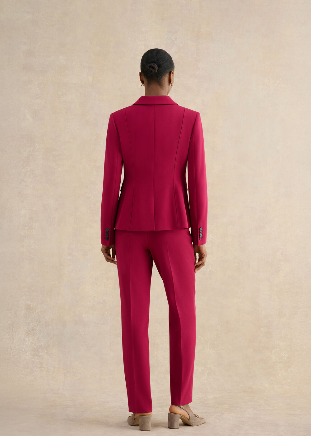 Gemma Suit Jacket, Beetroot Pink, hi-res