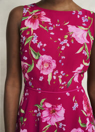 Petite Carly Dress, Pink Multi, hi-res