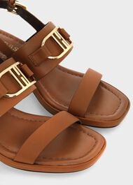 Nell Heeled Sandal, Tan, hi-res