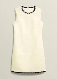 Laskett Boucle Mini Dress, Buttercream, hi-res