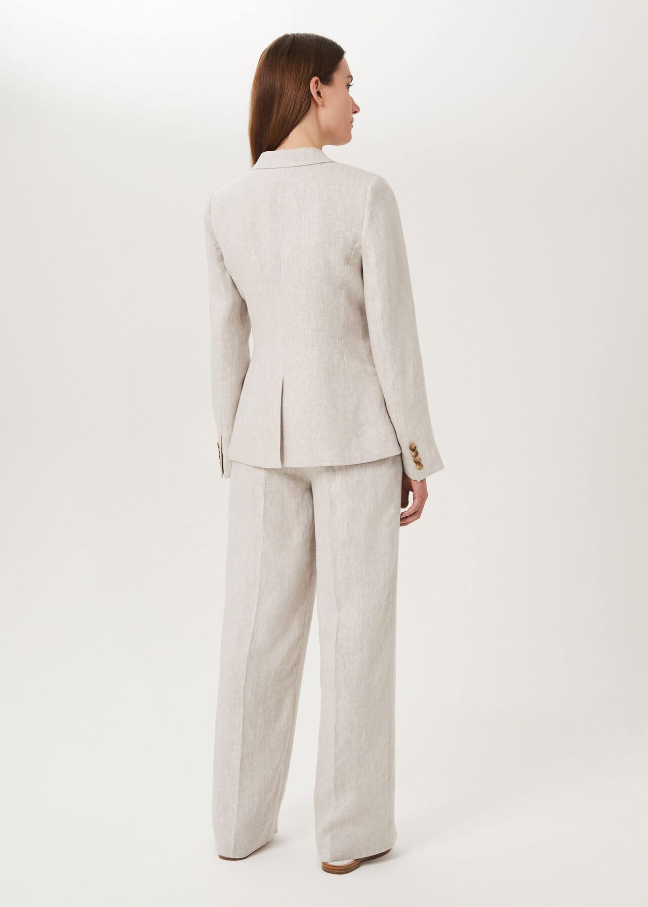 Maeve Linen Trousers With Stretch