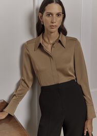 Gresham Shirt, Camel, hi-res