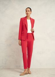 Miley Tapered Trousers, Begonia Red, hi-res