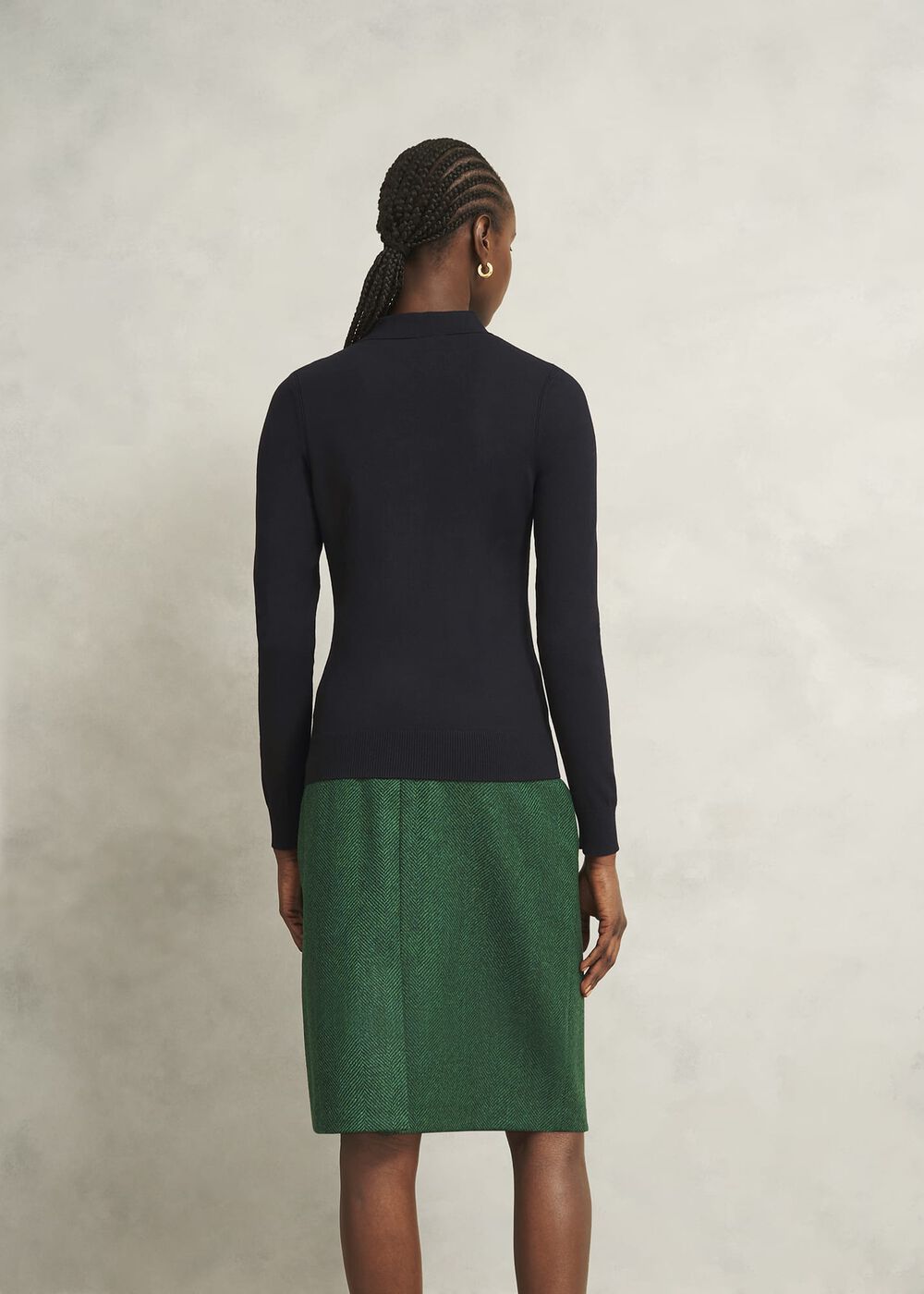 Jessica Knitted Shirt, Black, hi-res