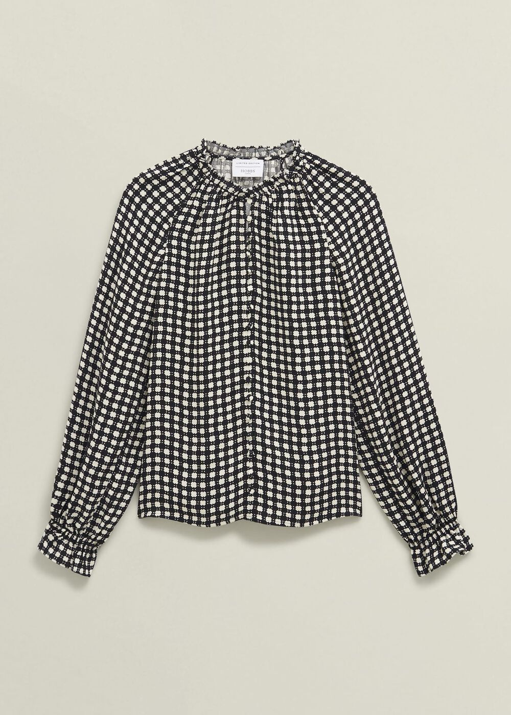 Hewlett Geo Top, Black Cream, hi-res
