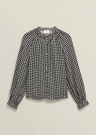 Hewlett Geo Top, Black Cream, hi-res