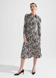 Sacha Dress, Black Cream, hi-res