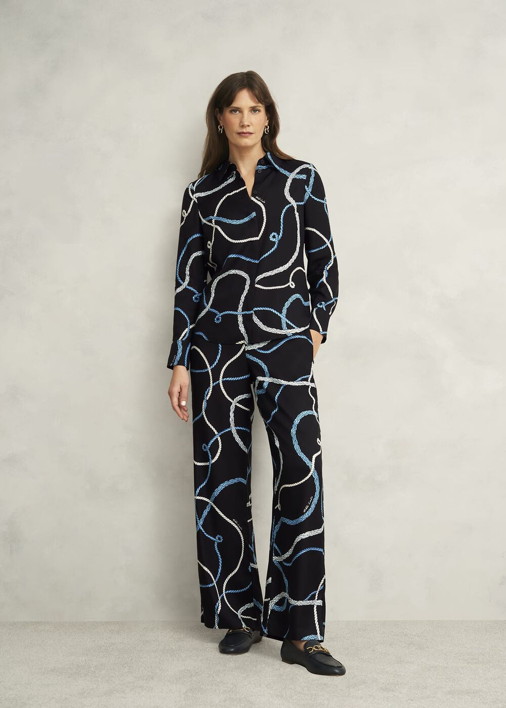 Raya Pants, Navy Multi, hi-res