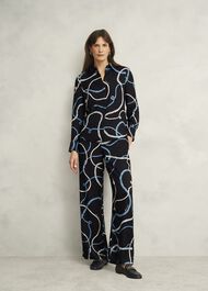 Raya Pants, Navy Multi, hi-res