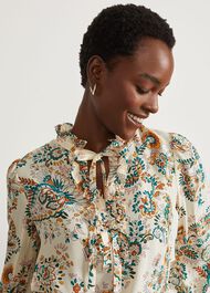 Dayton Blouse, Cream Multi, hi-res