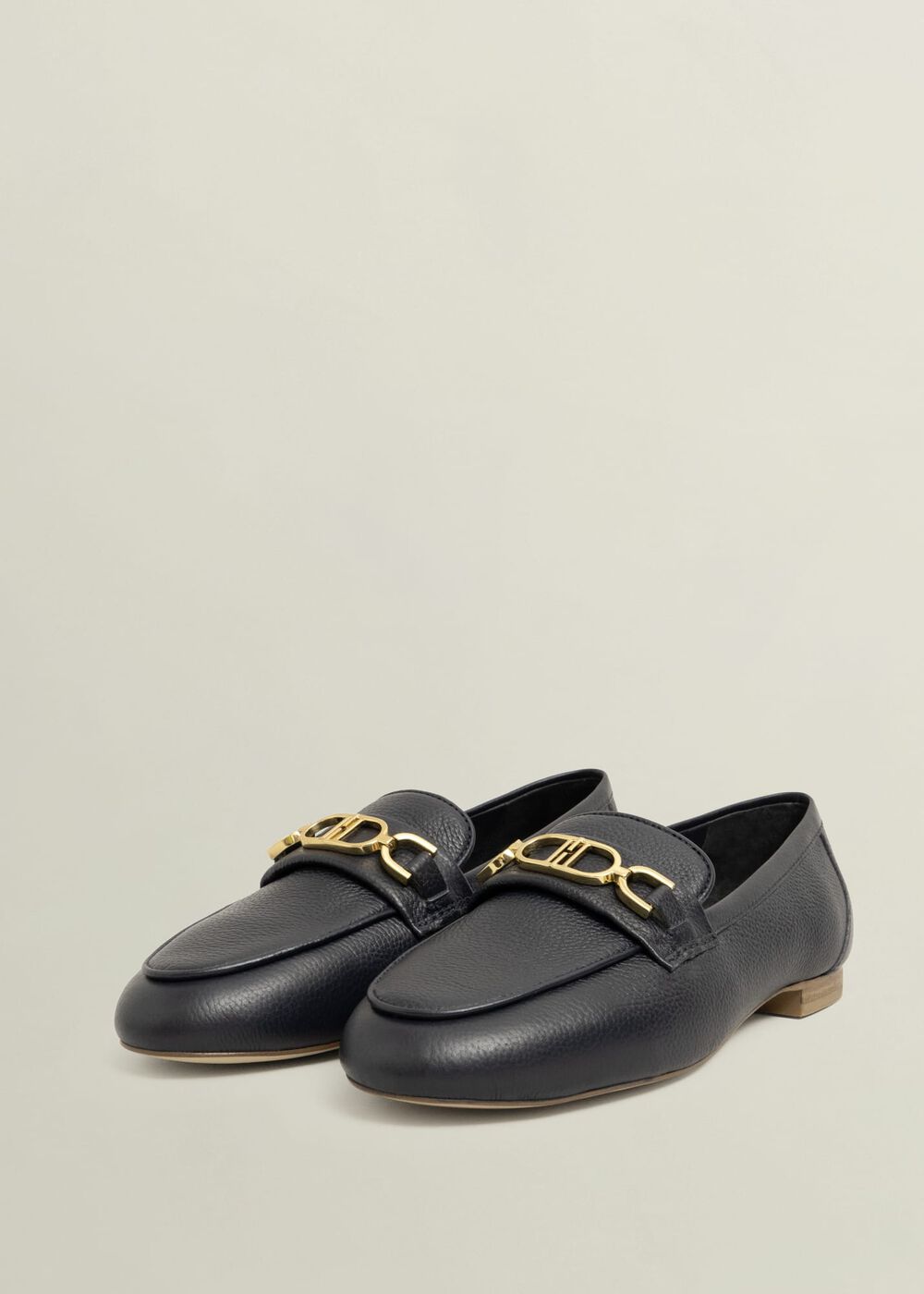 Pheobe Leather Loafers, Hobbs Navy, hi-res