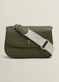 Berwick Leather Crossbody Bag, Chive Green, hi-res