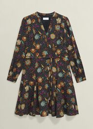 Hailey Dress, Black Multi, hi-res