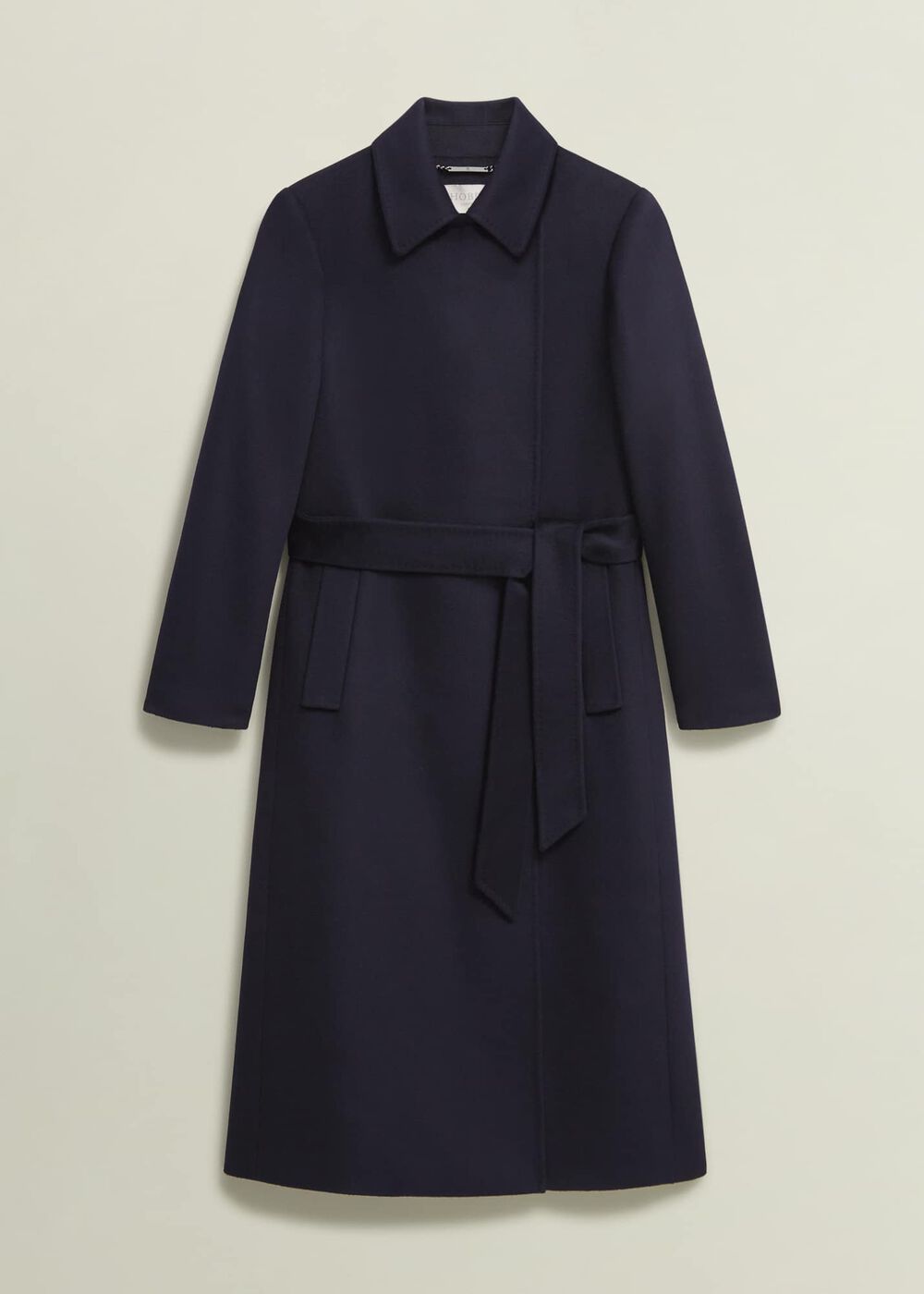 Livia Wool Coat, Navy, hi-res