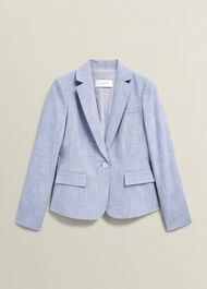 Blake Jacket, Blue Ivory, hi-res