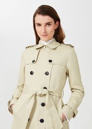 Saskia Water Resistant Trench Coat, New Neutral, hi-res