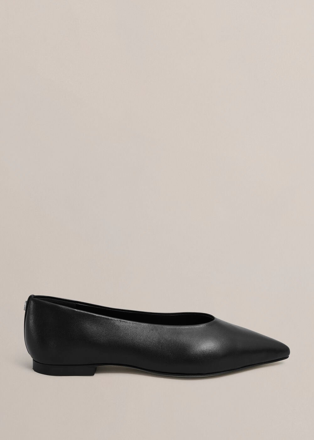 Valentina Ballet Flats, Black, hi-res