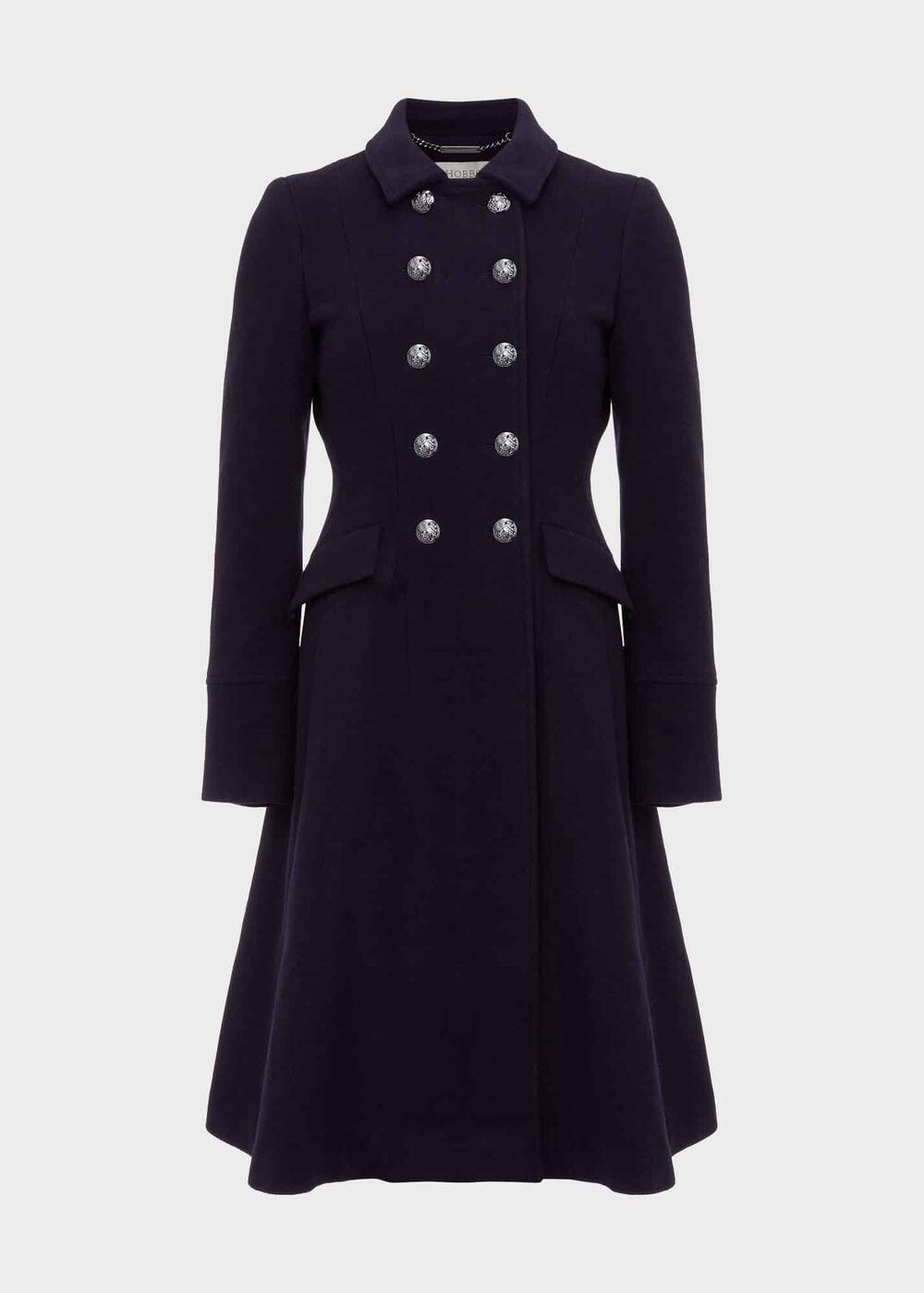 Clarisse Coat, Navy, hi-res