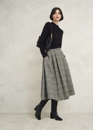 Talia Wool Cashmere Sweater, Black, hi-res